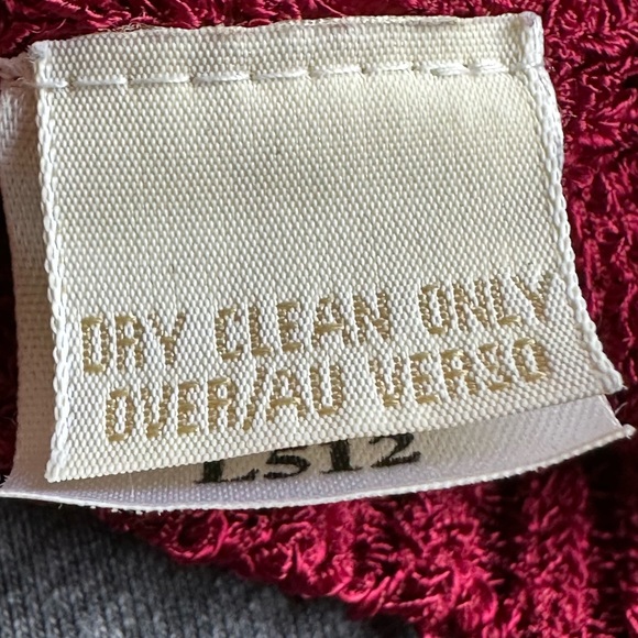 Dana Buchman Burgundy Knitted Short Sleeves Button Down Cardigan SZ SP - Picture 14 of 16